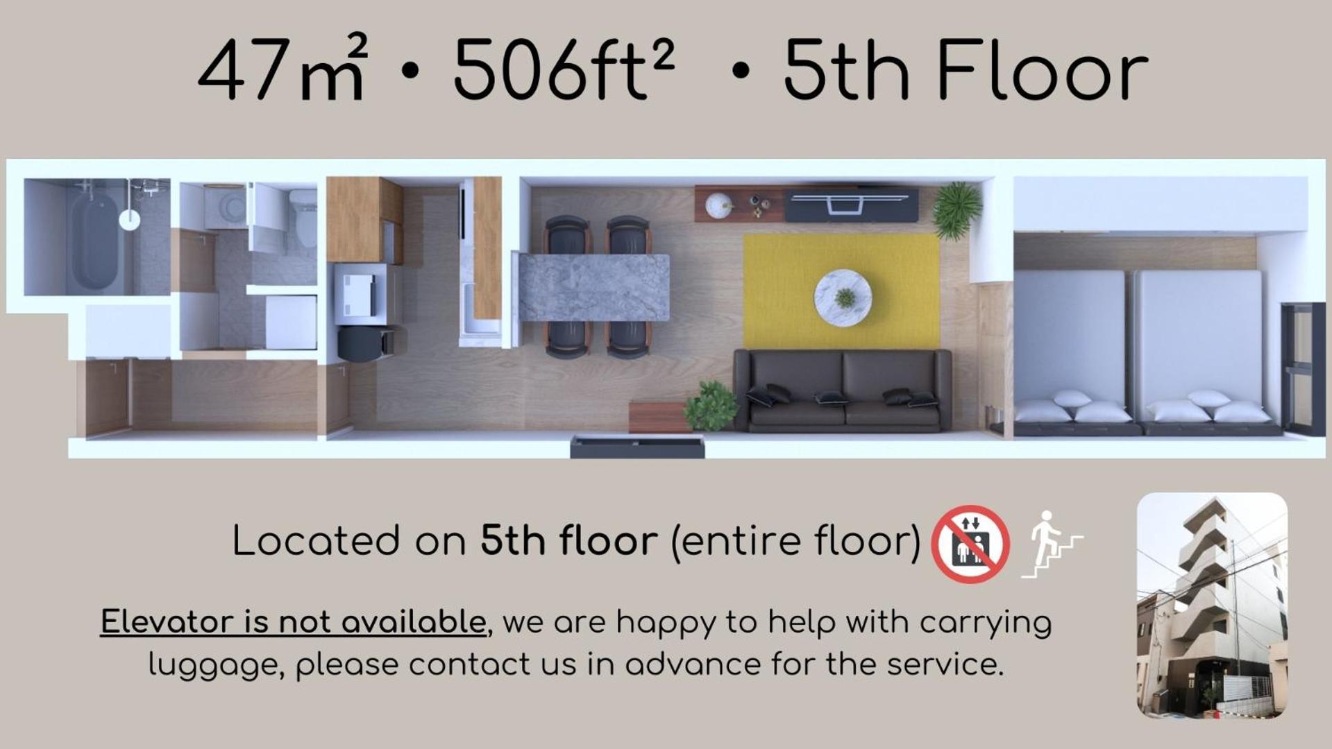 Seirai Asakusa Vacation Rental - 3 Minutes From Station Tokyo Rom bilde