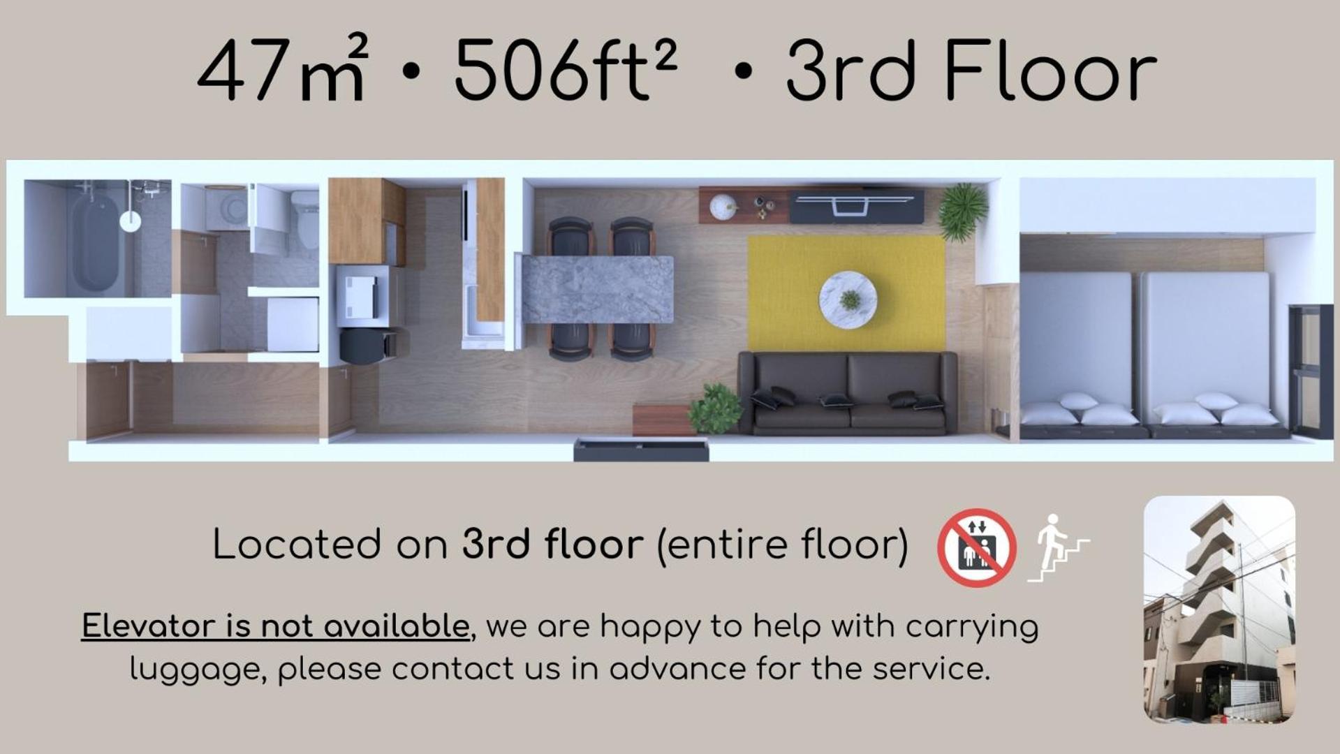 Seirai Asakusa Vacation Rental - 3 Minutes From Station Tokyo Rom bilde
