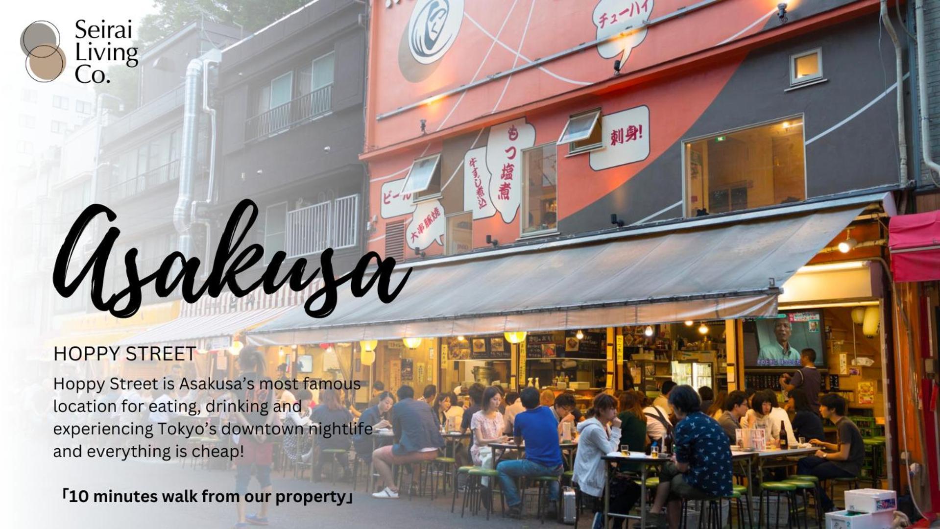 Seirai Asakusa Vacation Rental - 3 Minutes From Station Tokyo Eksteriør bilde