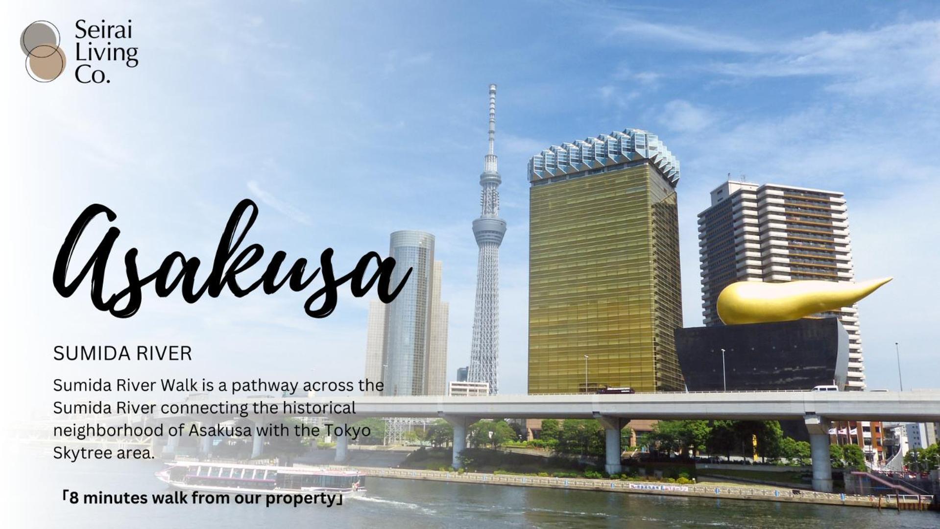 Seirai Asakusa Vacation Rental - 3 Minutes From Station Tokyo Eksteriør bilde